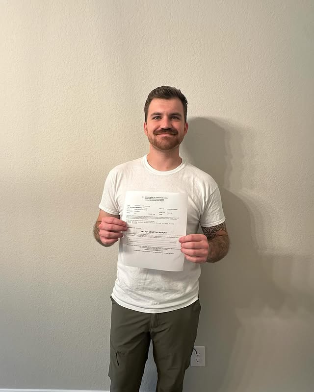 FAA private pilot computer knowledge test report showing passing score